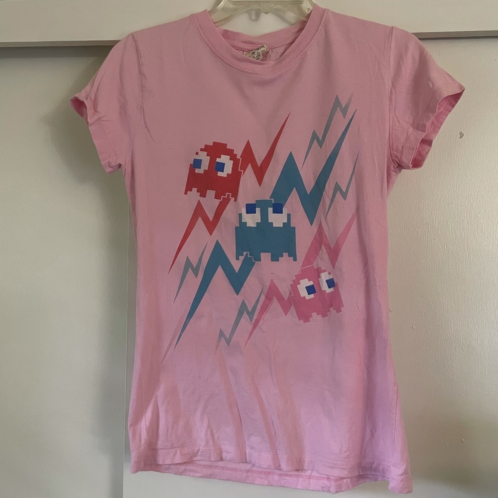 Pink packman t-shirt